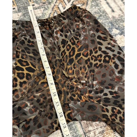 GUESS Leopard Print Jogger Pants - Picture 7 of 10